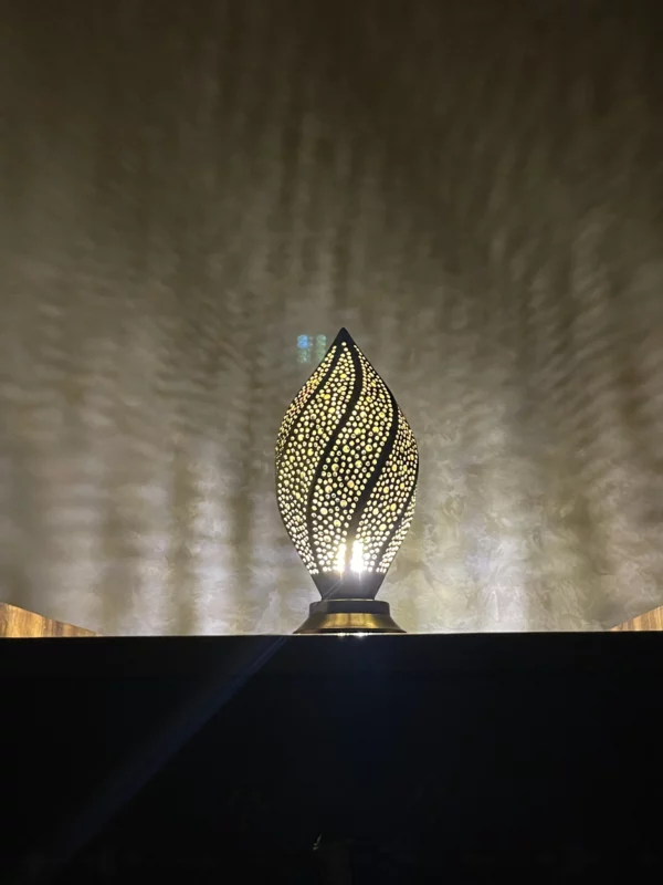 Handmade Moroccan Bedside Table Lamp - Berber Spark 4