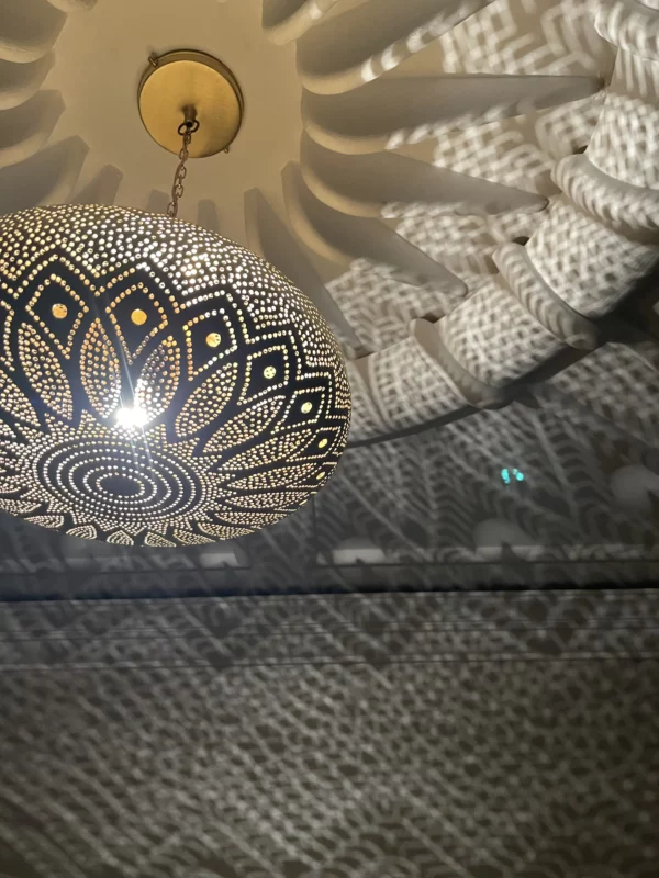 Golden Atlas Handmade Moroccan Ceiling Light - 8